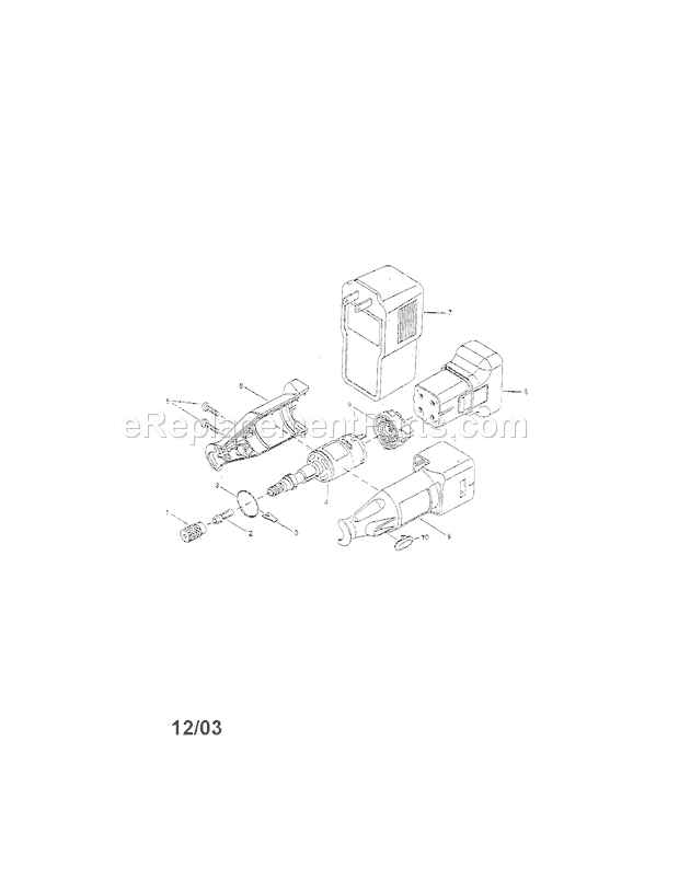 Rotary Tool Diagram and Parts List for 572610780  Craftsman Multi-Tool