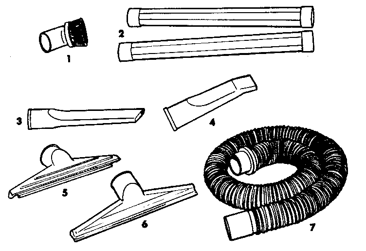 2-1/2" Diameter Plastic Accessories Diagram and Parts List for 113179951  Craftsman Filters & Accessories