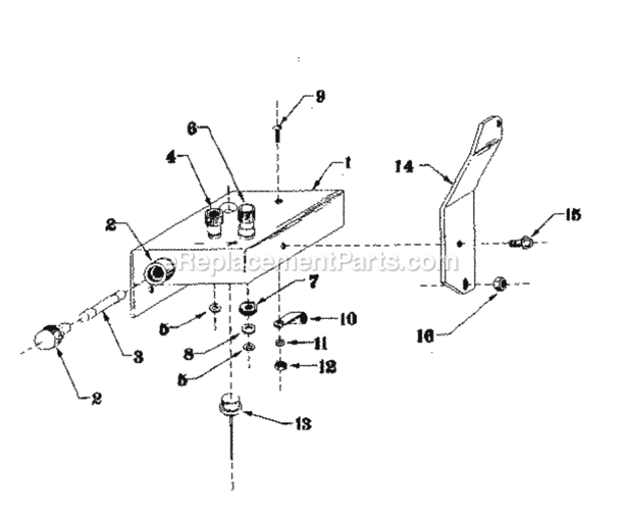 Page B Diagram and Parts List for 58031051  Craftsman Generator