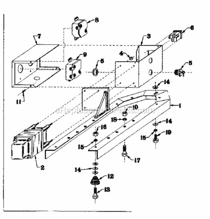 Page C Diagram and Parts List for 58031051  Craftsman Generator