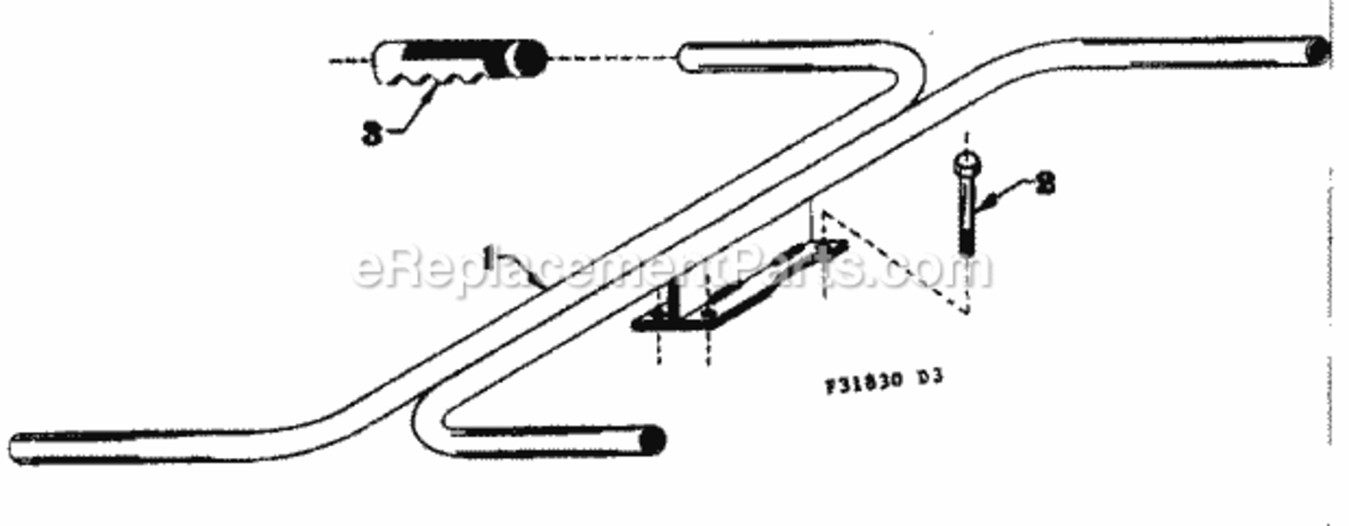 Page D Diagram and Parts List for 58031830  Craftsman Generator