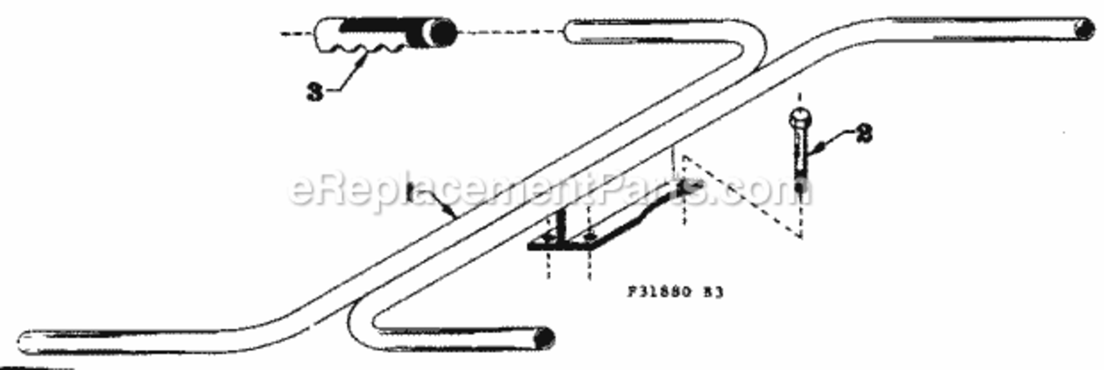 Page B Diagram and Parts List for 58031880  Craftsman Generator
