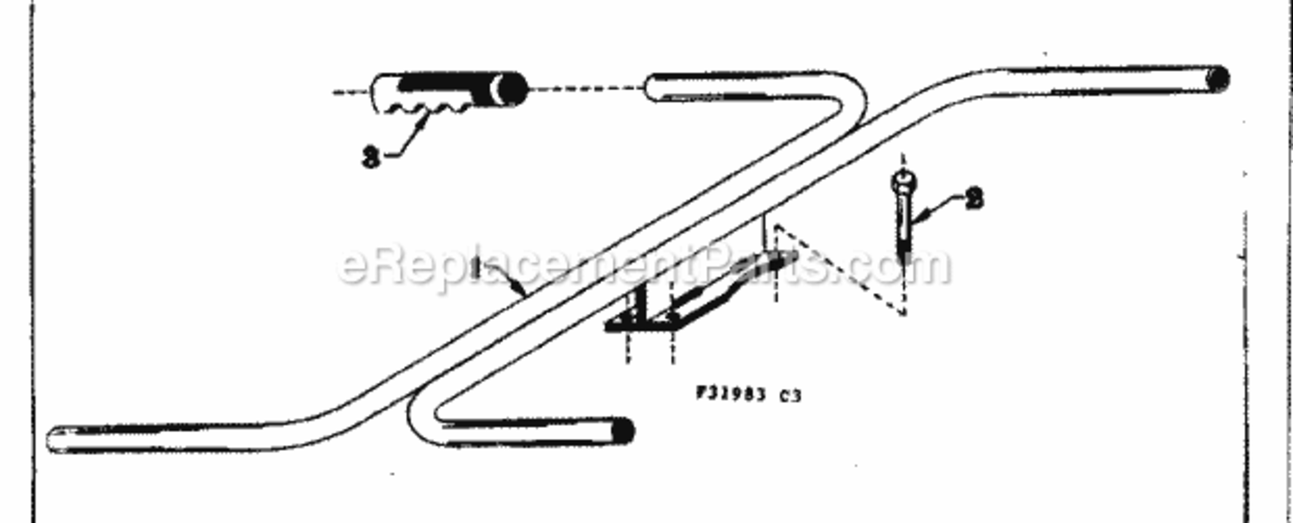 Page C Diagram and Parts List for 58031983  Craftsman Generator