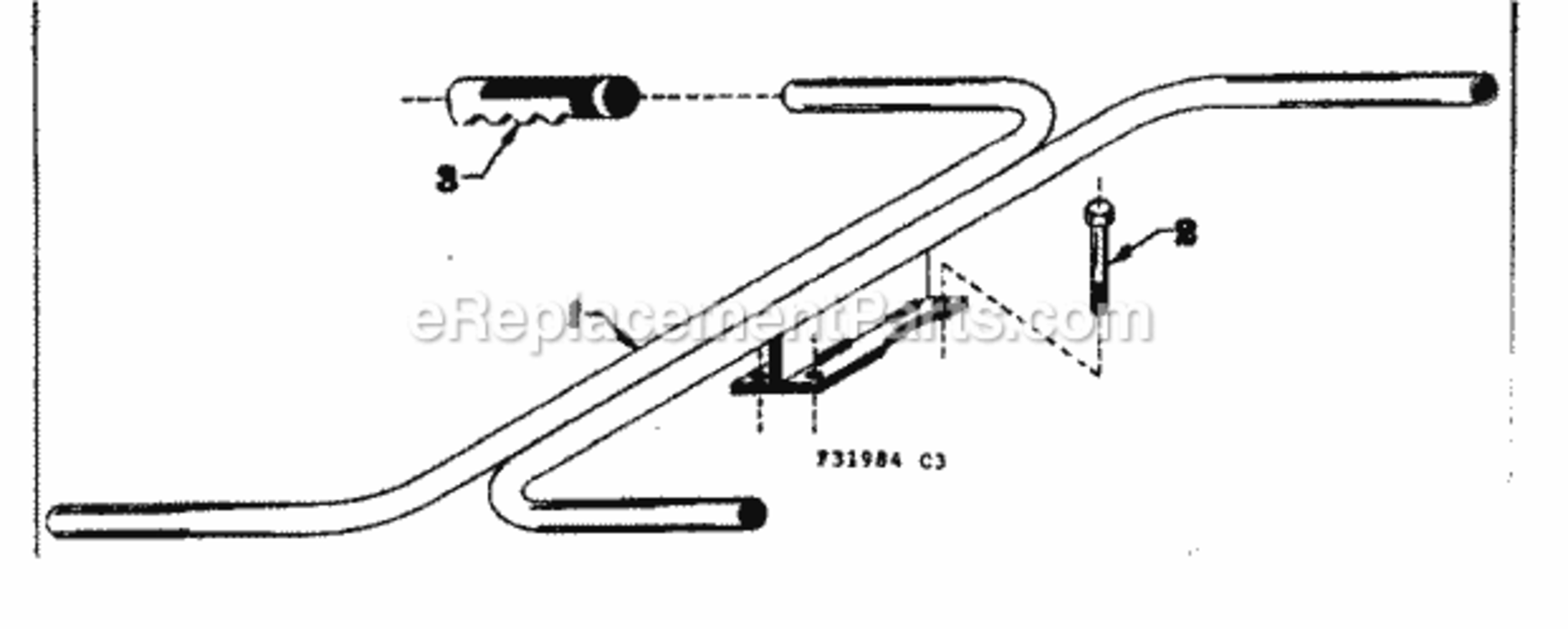 Page C Diagram and Parts List for 58031984  Craftsman Generator
