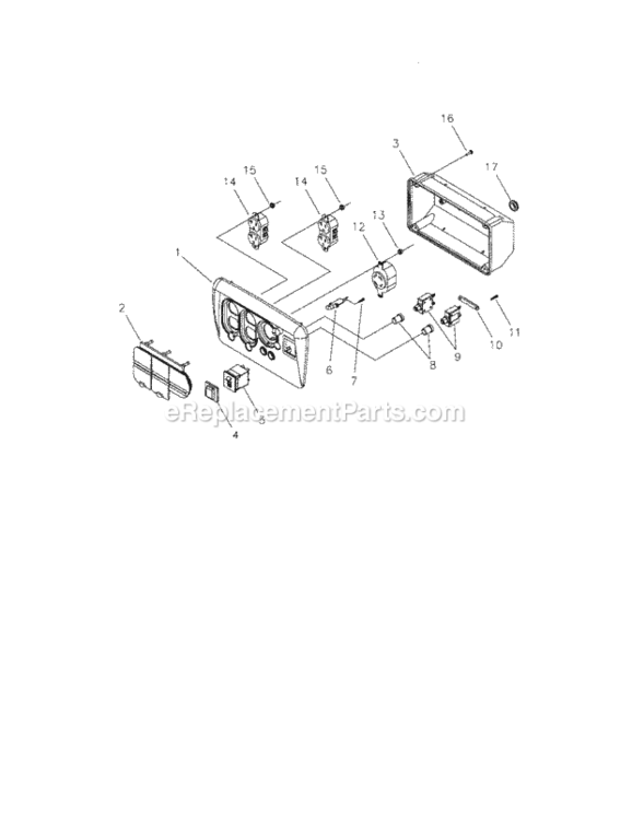 Page B Diagram and Parts List for 580326310  Craftsman Generator