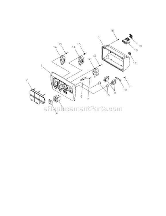 Page B Diagram and Parts List for 580326311  Craftsman Generator