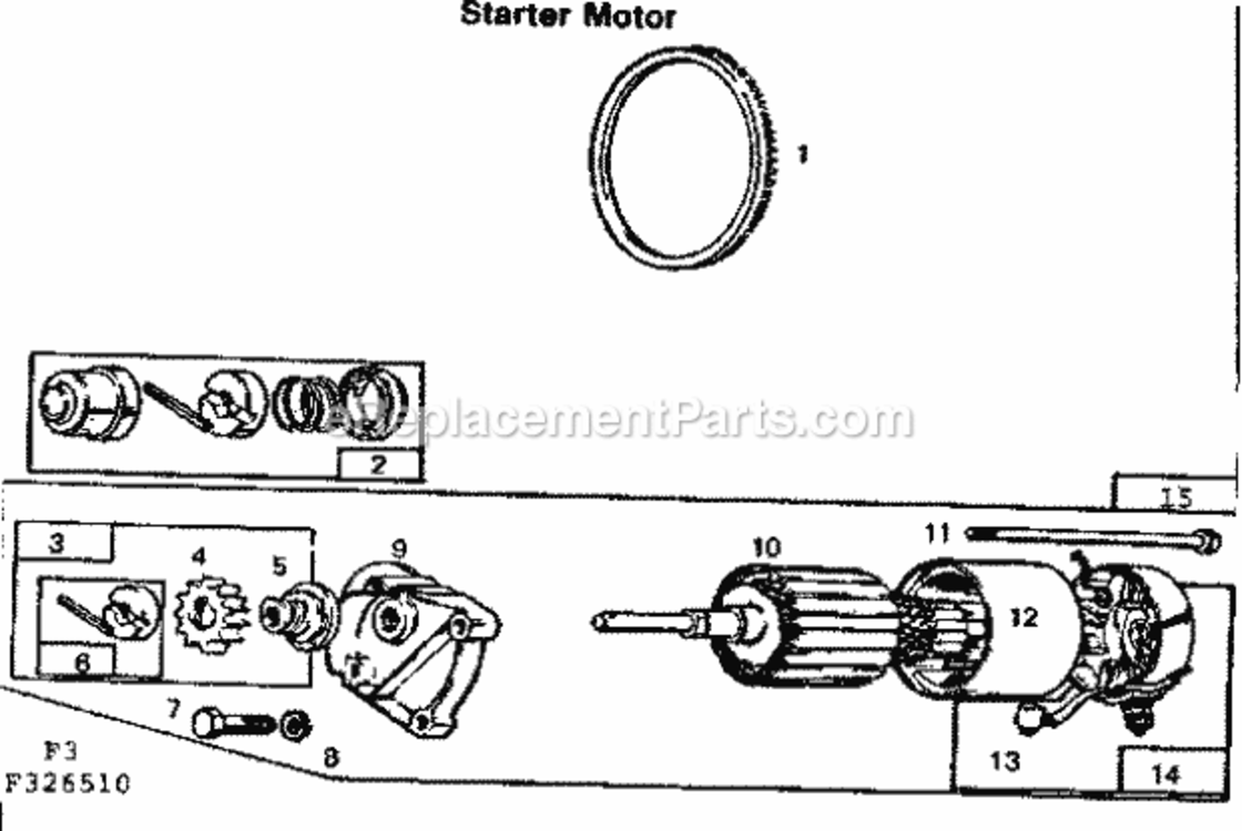 Page F Diagram and Parts List for 580326510  Craftsman Generator