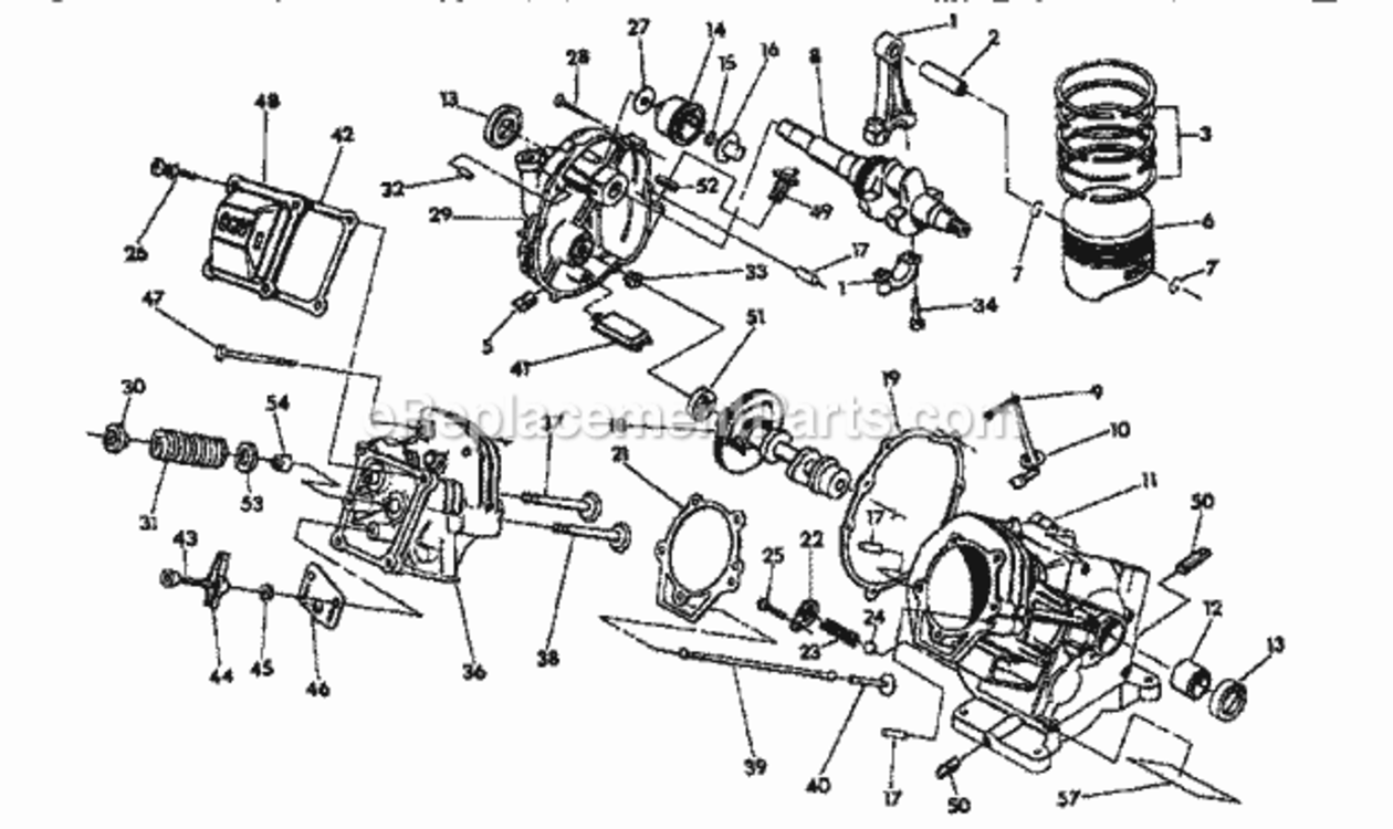 Page A Diagram and Parts List for 580326720  Craftsman Generator