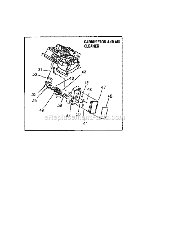 Page D Diagram and Parts List for 580326740  Craftsman Generator