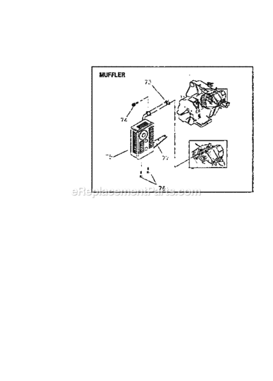 Page E Diagram and Parts List for 580326740  Craftsman Generator