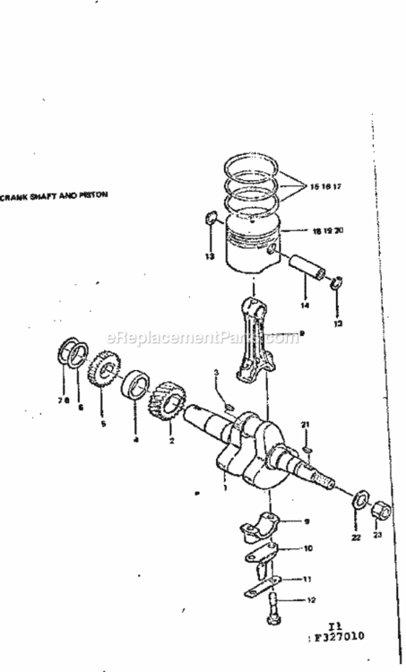 Page I Diagram and Parts List for 580327010  Craftsman Generator
