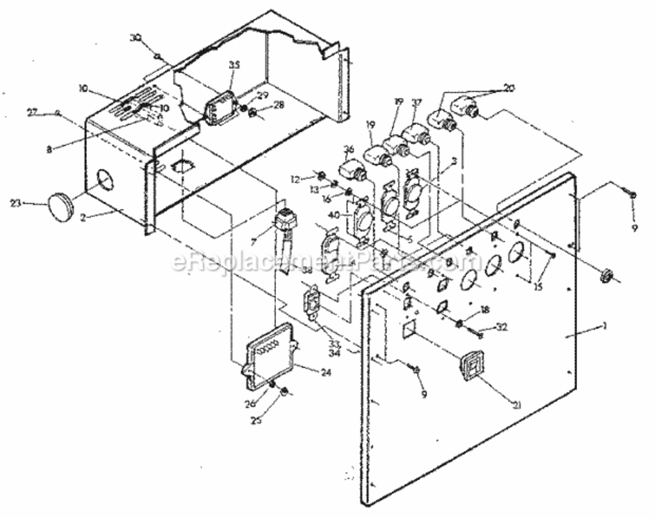 Page C Diagram and Parts List for 580327072  Craftsman Generator
