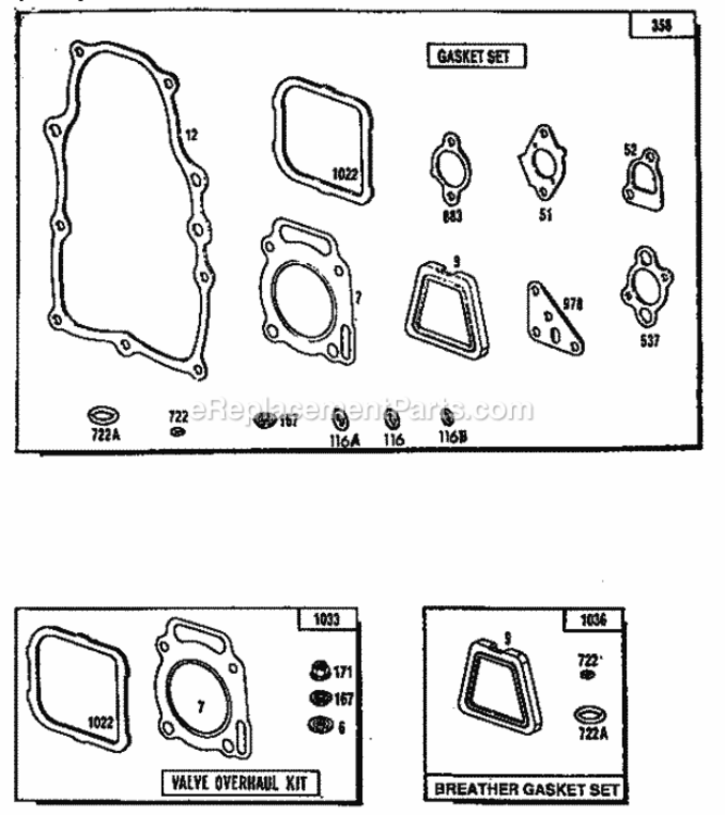 Page I Diagram and Parts List for 580327075  Craftsman Generator