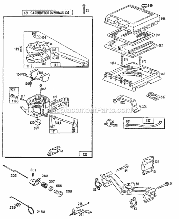 Page F Diagram and Parts List for 580327077  Craftsman Generator