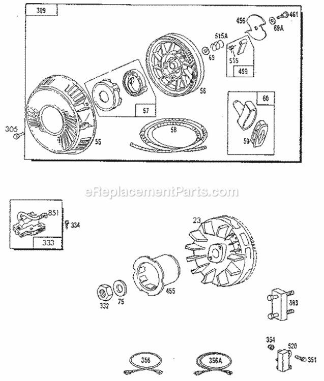 Page G Diagram and Parts List for 580327077  Craftsman Generator