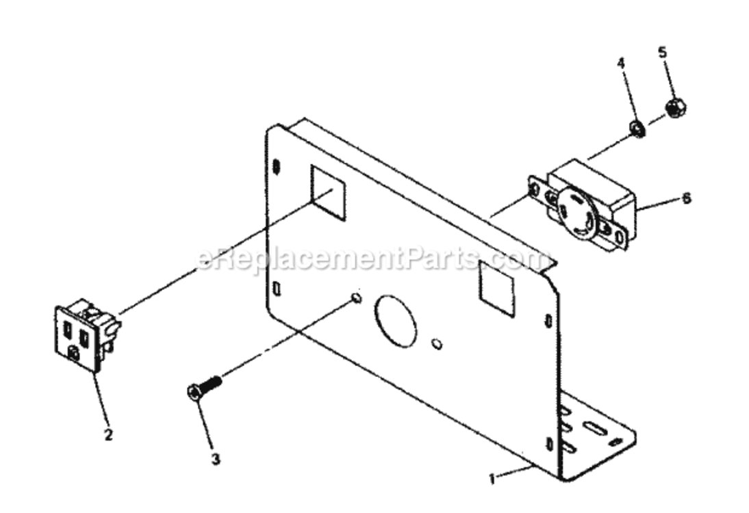 Page A Diagram and Parts List for 580327121  Craftsman Generator