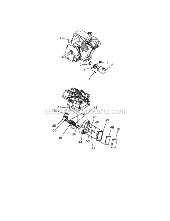 Page D Diagram and Parts List for 580327130  Craftsman Generator