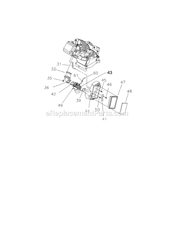 Page F Diagram and Parts List for 580327141  Craftsman Generator