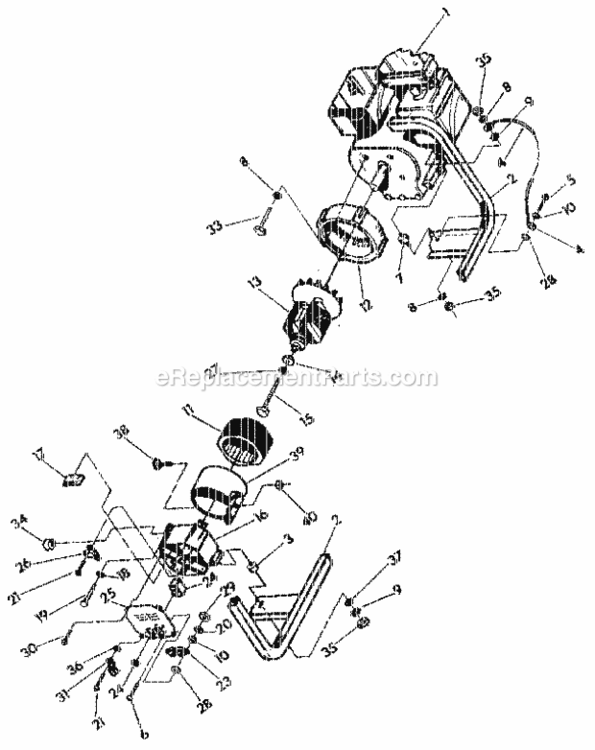 Page A Diagram and Parts List for 580327151  Craftsman Generator