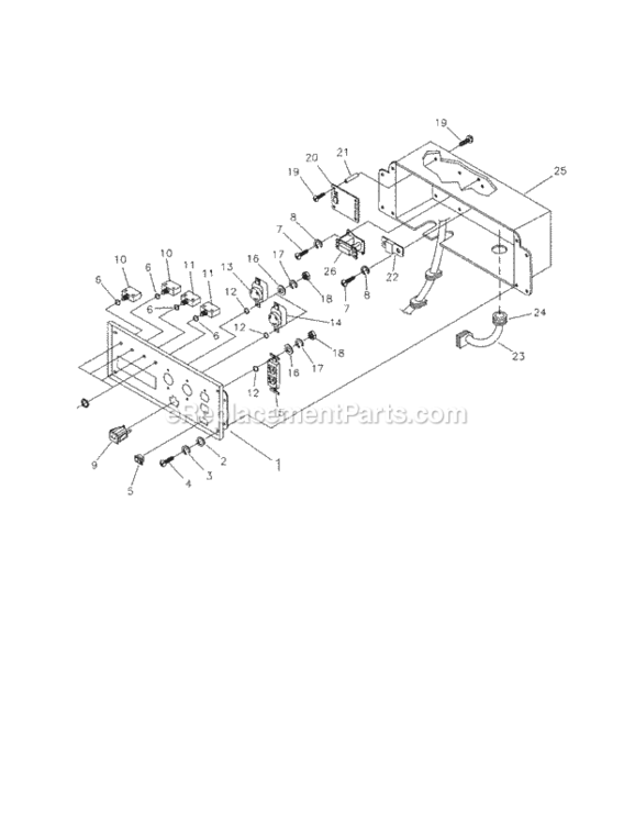 Page B Diagram and Parts List for 580327160  Craftsman Generator