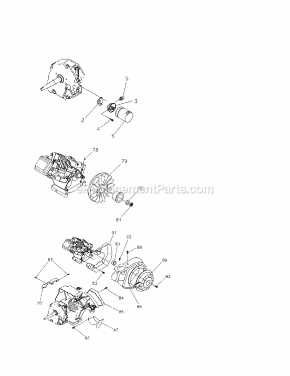 Page E Diagram and Parts List for 580327160  Craftsman Generator