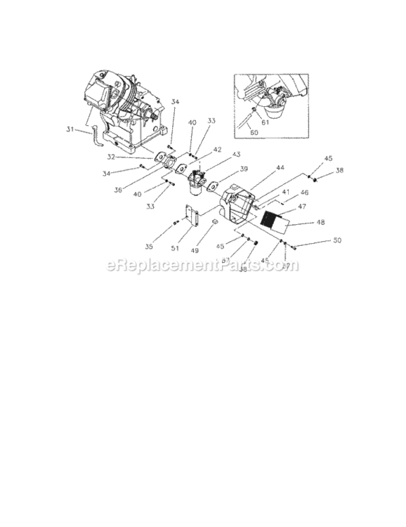 Page F Diagram and Parts List for 580327160  Craftsman Generator