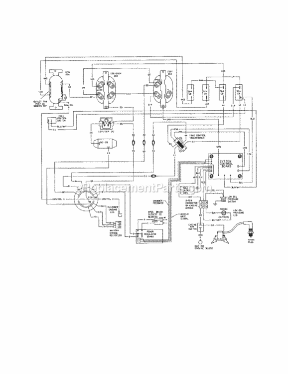 Page H Diagram and Parts List for 580327160  Craftsman Generator