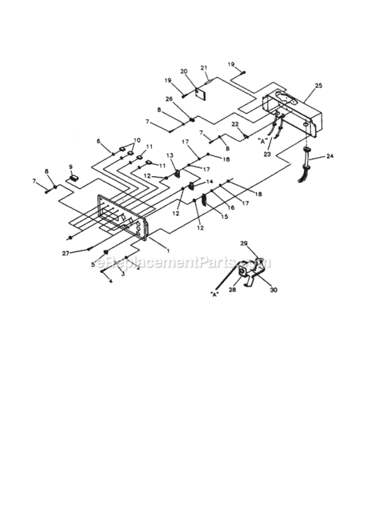 Page B Diagram and Parts List for 580327162  Craftsman Generator