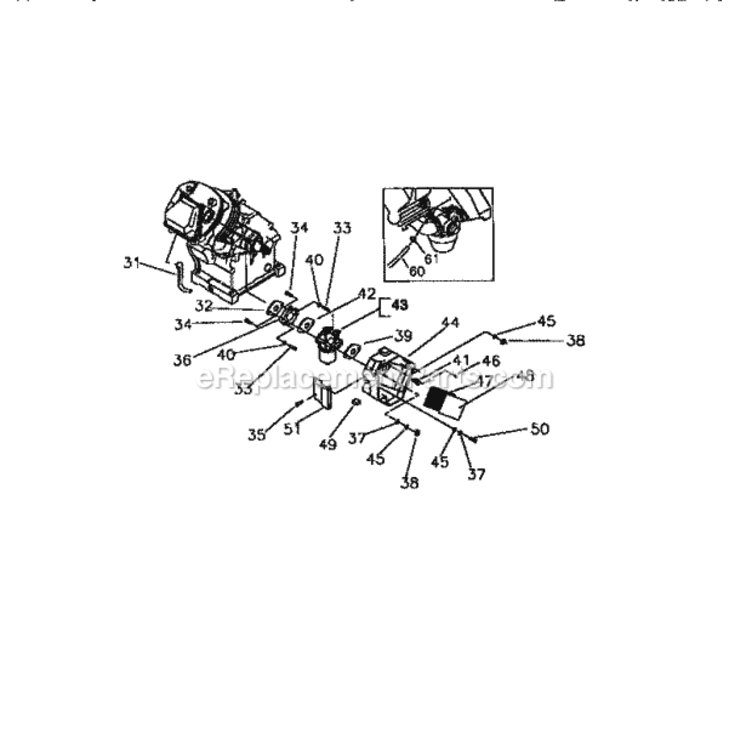 Page F Diagram and Parts List for 580327180  Craftsman Generator