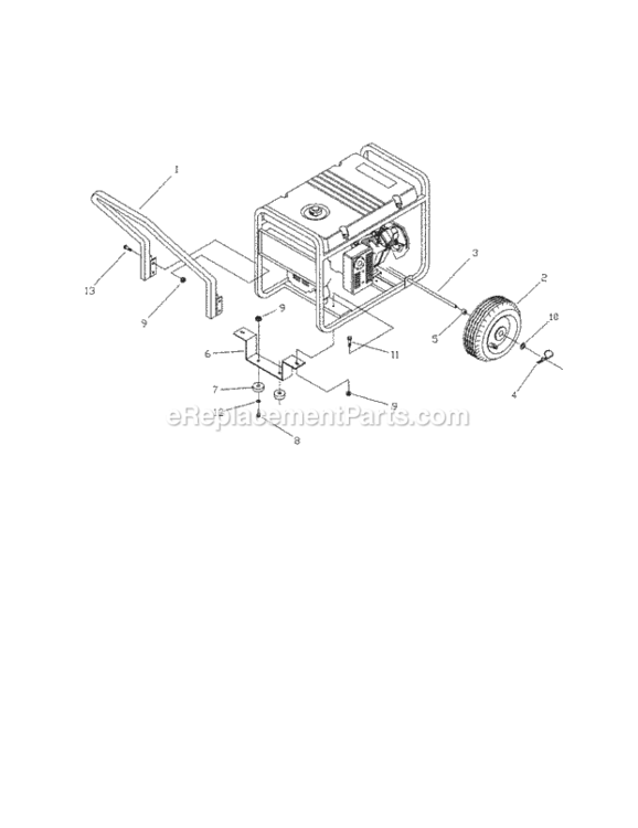 Page C Diagram and Parts List for 580327181  Craftsman Generator
