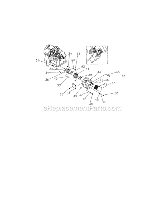 Page F Diagram and Parts List for 580327181  Craftsman Generator