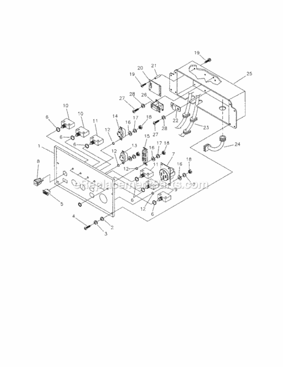 Page C Diagram and Parts List for 580327182  Craftsman Generator