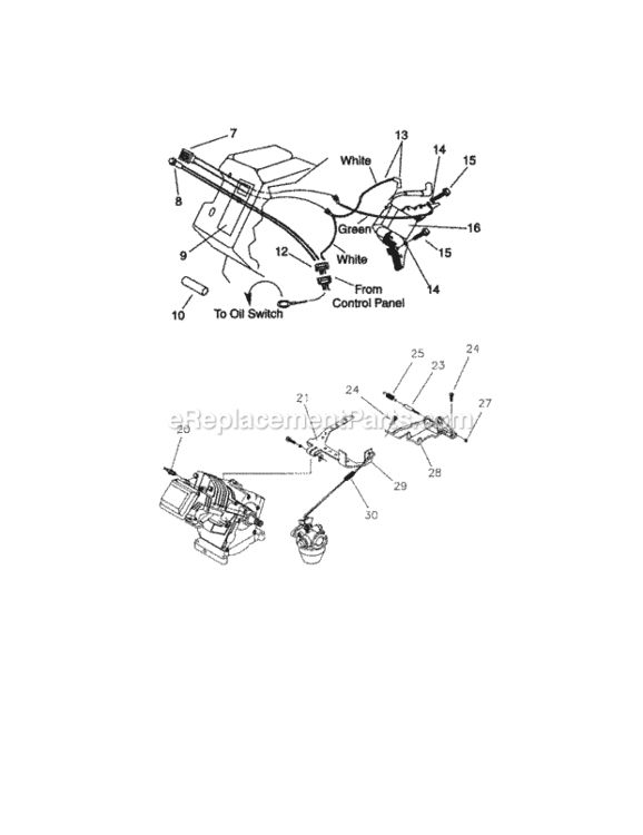 Page D Diagram and Parts List for 580327182  Craftsman Generator