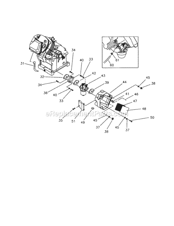 Page F Diagram and Parts List for 580327182  Craftsman Generator
