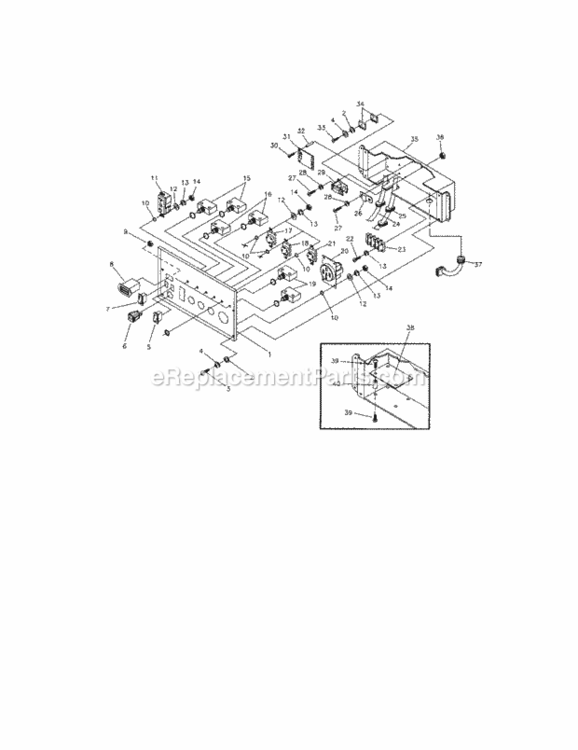 Page C Diagram and Parts List for 580327203  Craftsman Generator