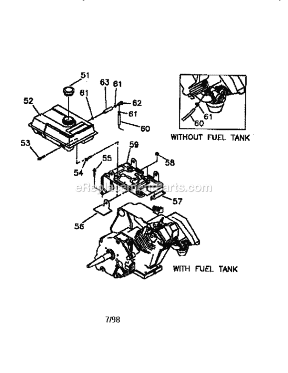 Page F Diagram and Parts List for 580327250  Craftsman Generator