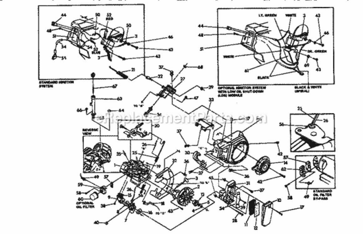 Page D Diagram and Parts List for 580327253  Craftsman Generator