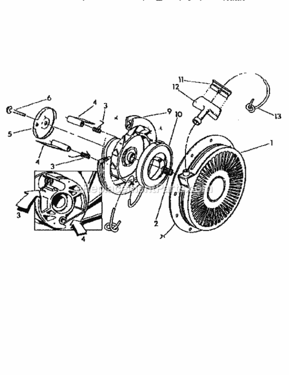 Page F Diagram and Parts List for 580327253  Craftsman Generator