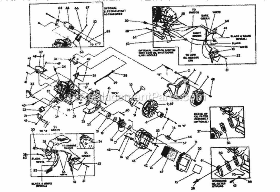 Page C Diagram and Parts List for 580327281  Craftsman Generator