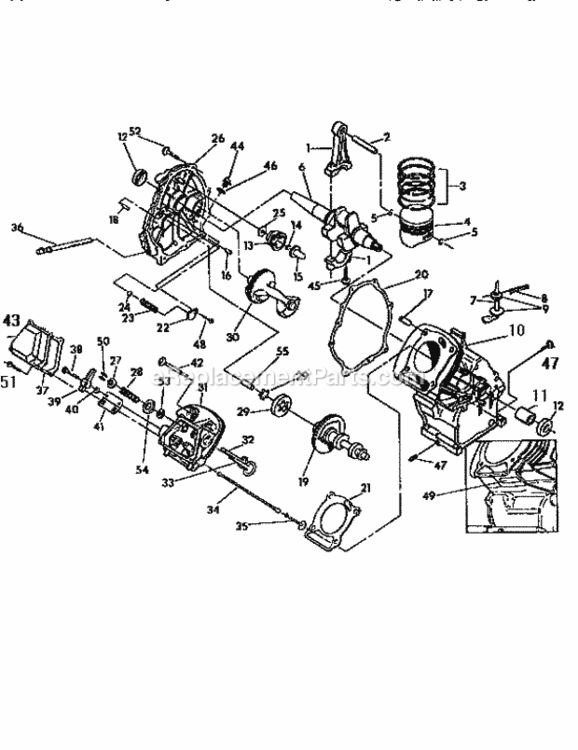 Page D Diagram and Parts List for 580327291  Craftsman Generator