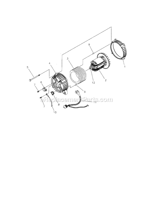 Page C Diagram and Parts List for 580327360  Craftsman Generator