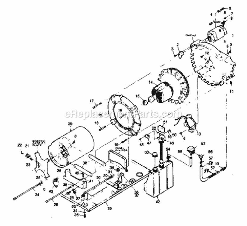 Page A Diagram and Parts List for 580327810  Craftsman Generator