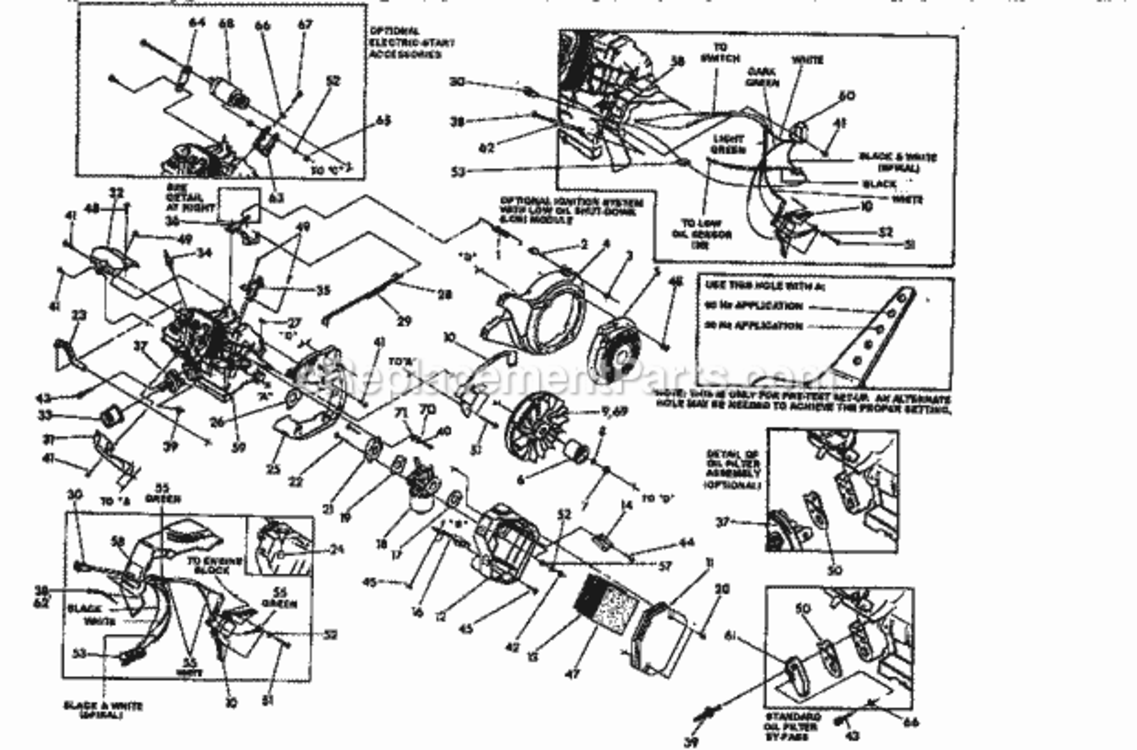 Page C Diagram and Parts List for 58032782  Craftsman Generator