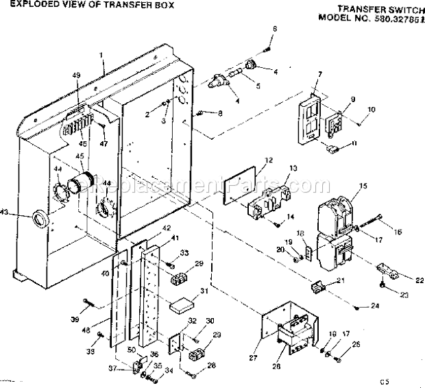 Page C Diagram and Parts List for 580327851  Craftsman Paint Sprayer