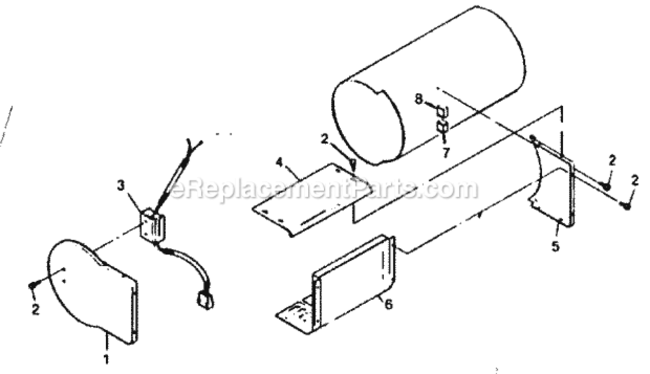 Page D Diagram and Parts List for 580328230  Craftsman Generator