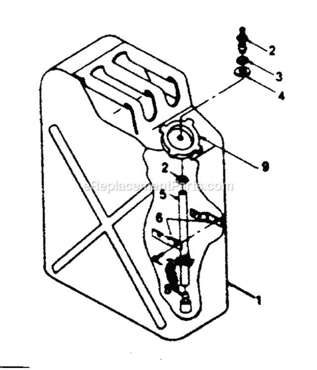 Page E Diagram and Parts List for 580328231  Craftsman Generator