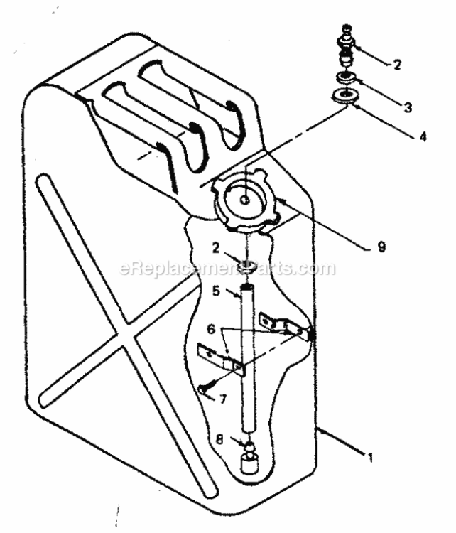 Page B Diagram and Parts List for 580328241  Craftsman Generator