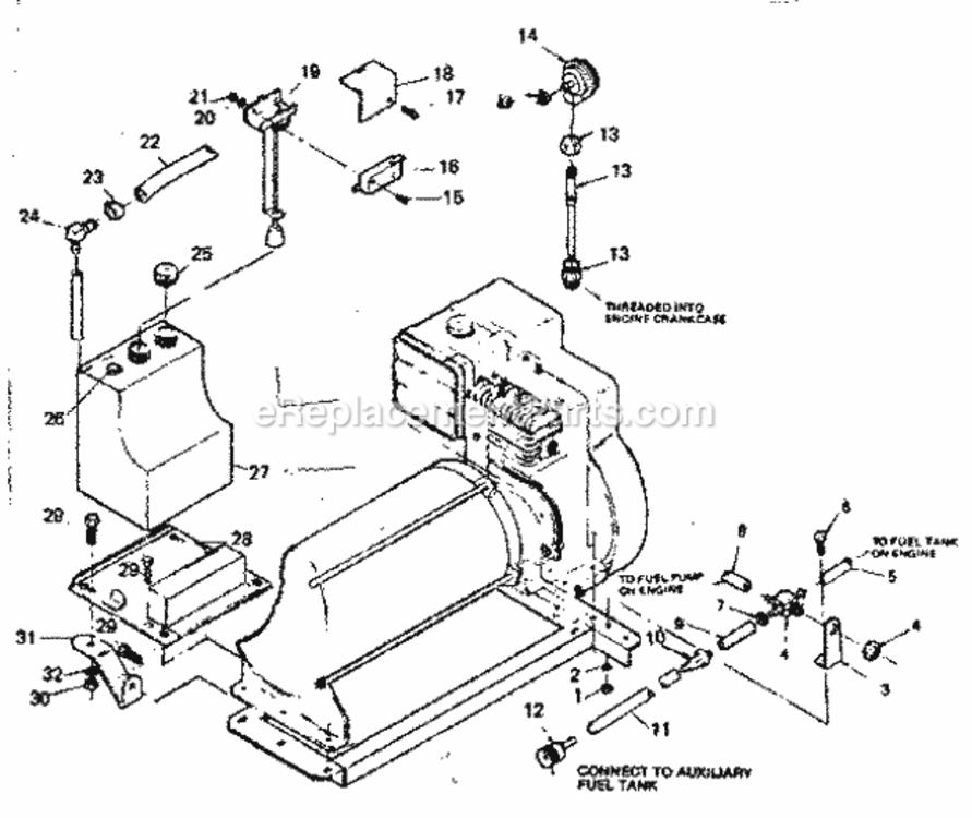 Page D Diagram and Parts List for 580328241  Craftsman Generator