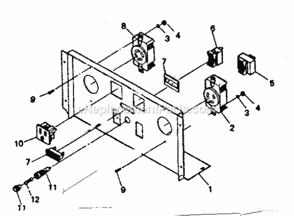 Page G Diagram and Parts List for 580328241  Craftsman Generator