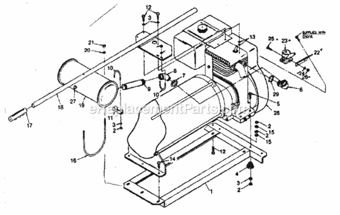 Page C Diagram and Parts List for 580328251  Craftsman Generator